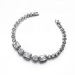 Bracciale gioiello Cielle con pietre trasparenti dal design importante