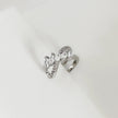 Ear cuff Erra color argento con gioielli