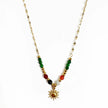 Collar boho Pippa Luxe chapado en oro de 18 quilates con cuentas