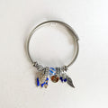 Nixi Silver  Elephant Charm Bracelet
