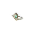 Anello regolabile in stile vintage con pietra azzurra Florence