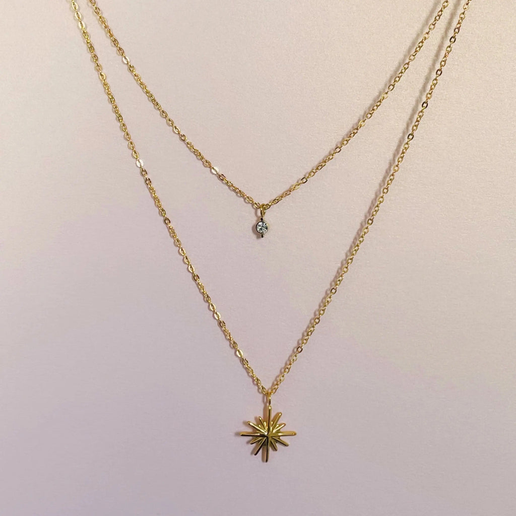 Angelique Luxe 18k Gold Plated Necklace