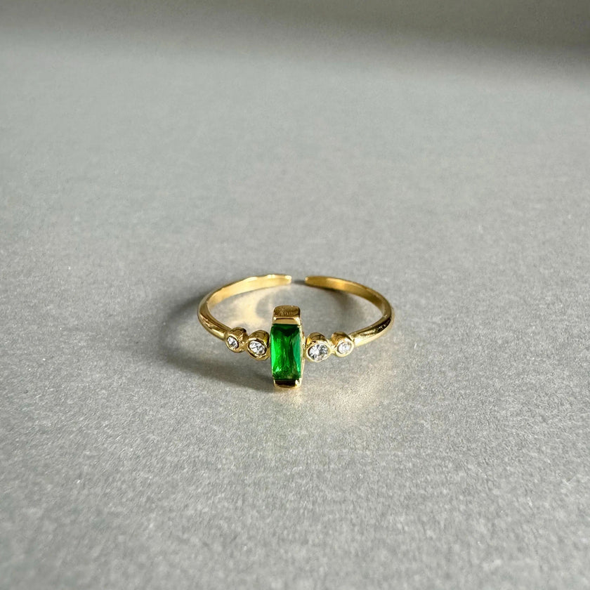 Anello gioiello Clarissa Luxe placcato oro 18k