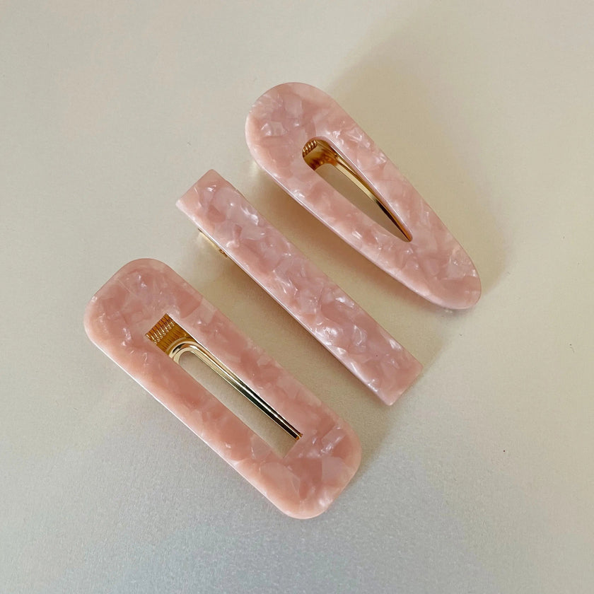 Hema Blush Swirl Hårklypesett