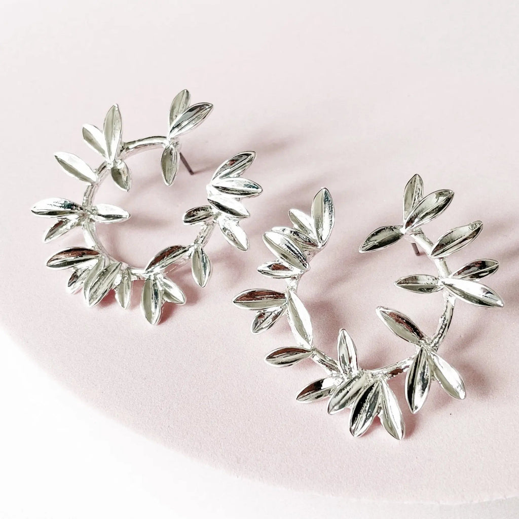 Ohrringe „Tia Silver Wreath“