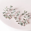 Tia Silver Wreath Earrings