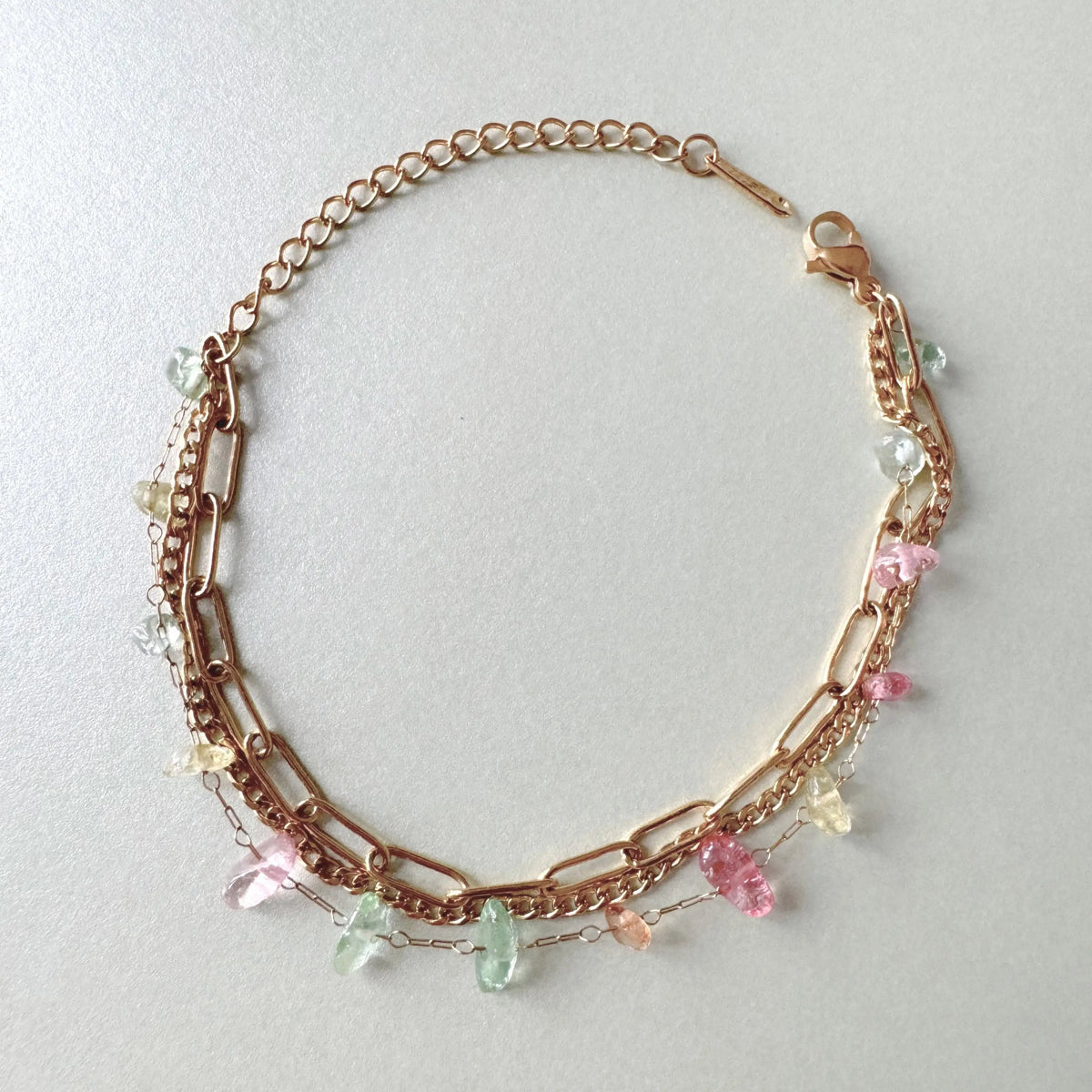 Freya Luxe 18k guldbelagt lagdelt armbånd