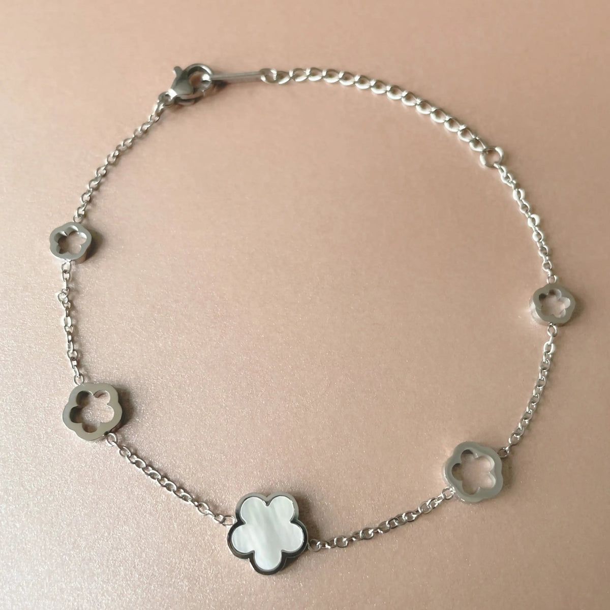 Pulsera Melody Luxe bañada en plata
