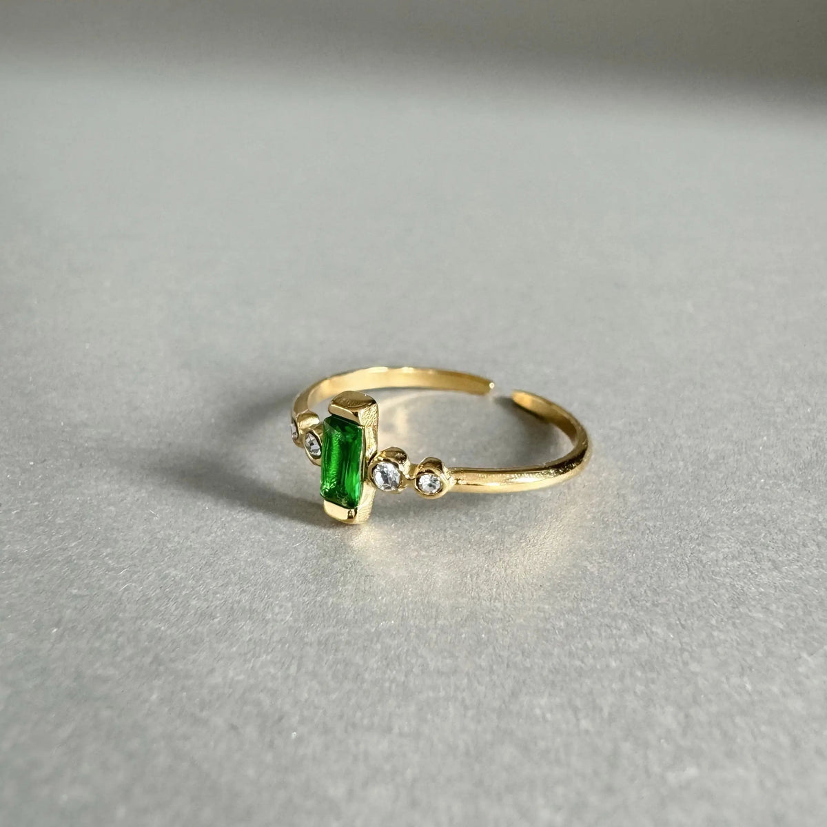 Anello gioiello Clarissa Luxe placcato oro 18k