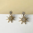 Pendientes Aura Crystal Gold Starburst