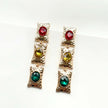 Pendientes Gabrielle multistrass con joyas