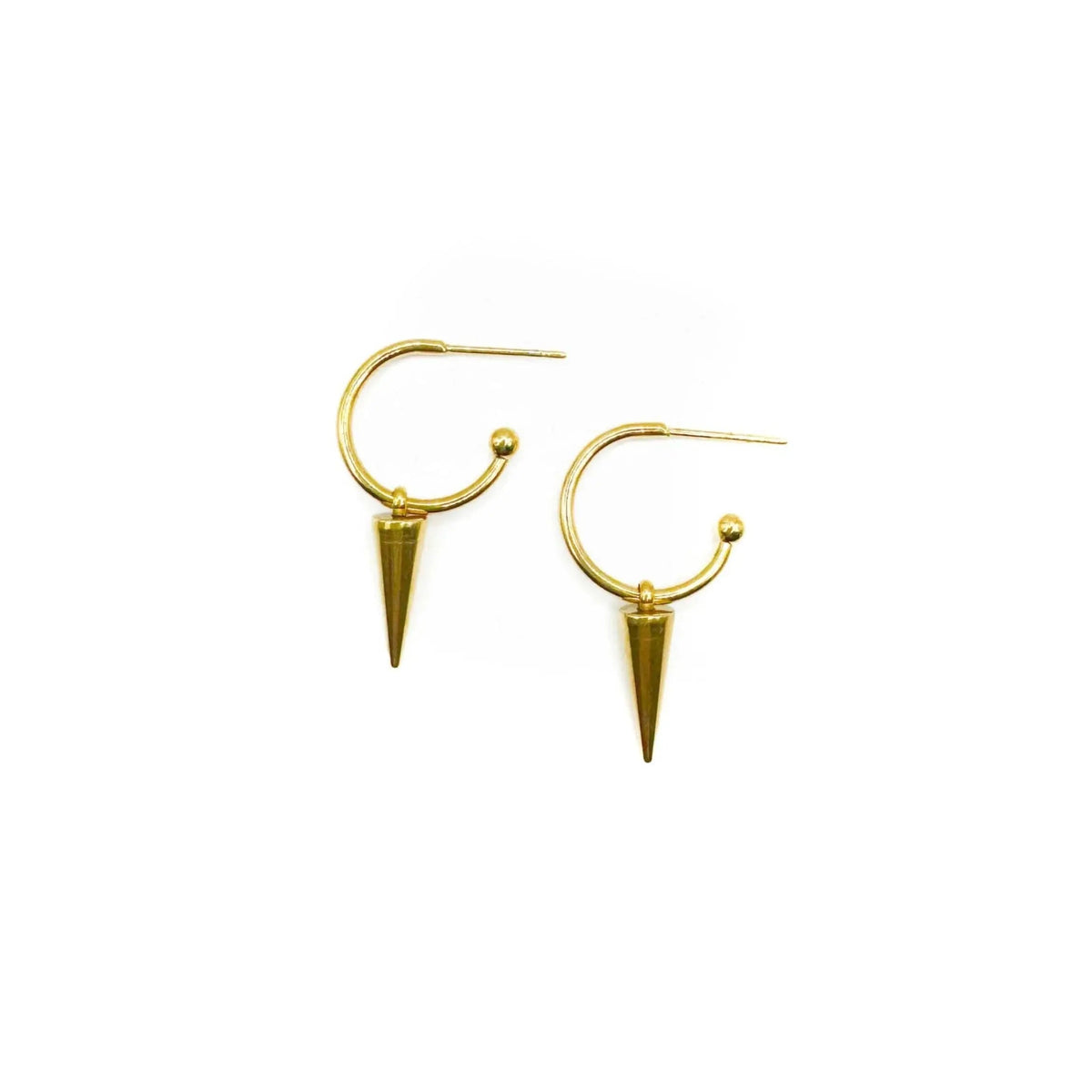 Orecchini a cerchio Sydney Gold Spike