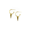 Orecchini a cerchio Sydney Gold Spike