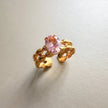 Anello Rhiannon Luxe placcato oro 18k