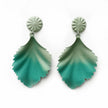 Pendientes Raya grandes con forma de hoja