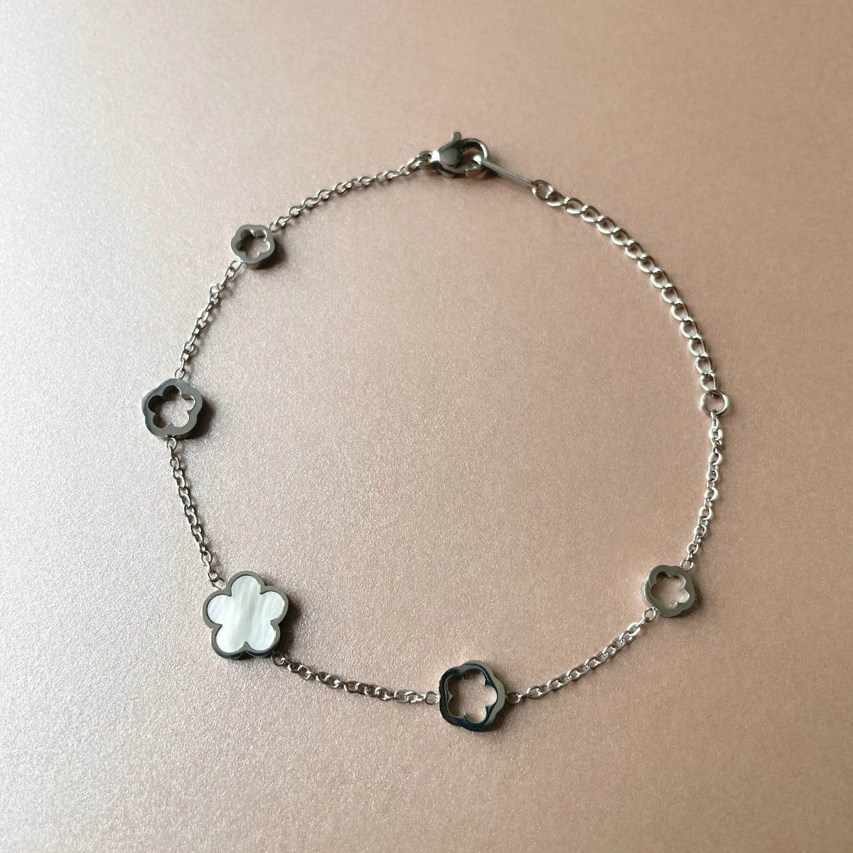 Pulsera Melody Luxe bañada en plata