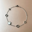Pulsera Melody Luxe bañada en plata