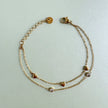 Bracciale a cuore Essie Luxe placcato oro 18k