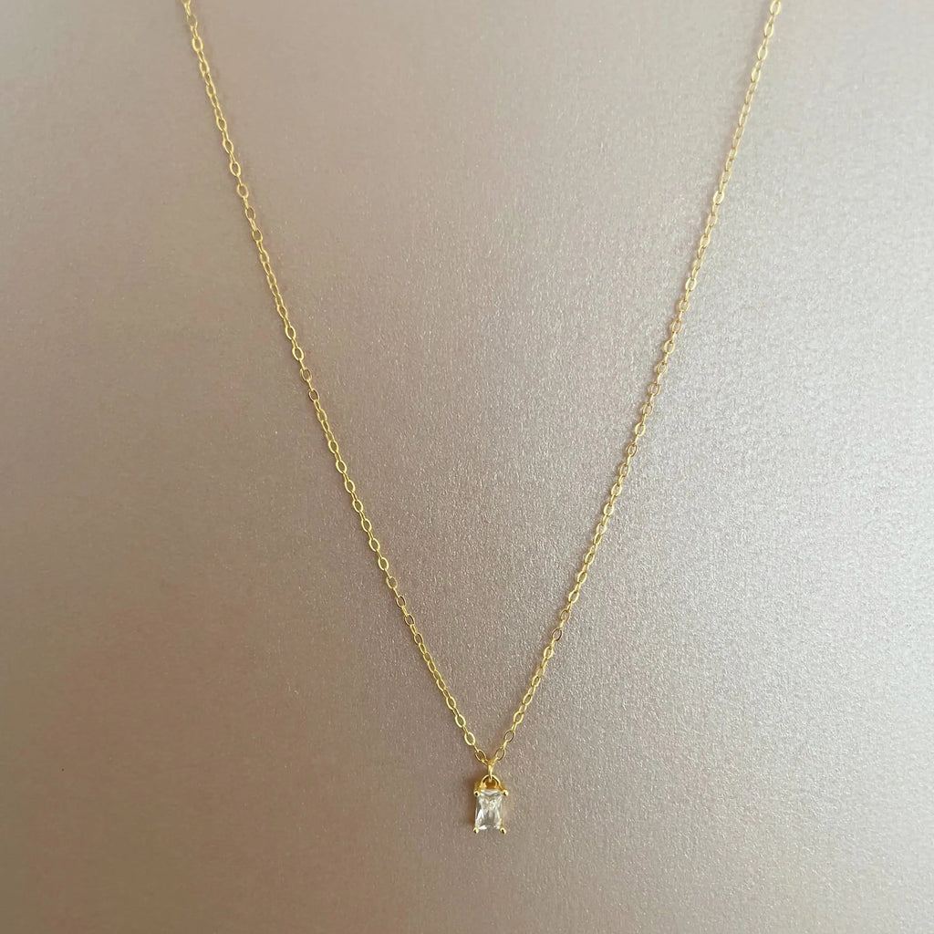 Emily Luxe Sterling Silver Plated Necklace