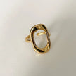 Cassidy Luxe 18k gullbelagt ring