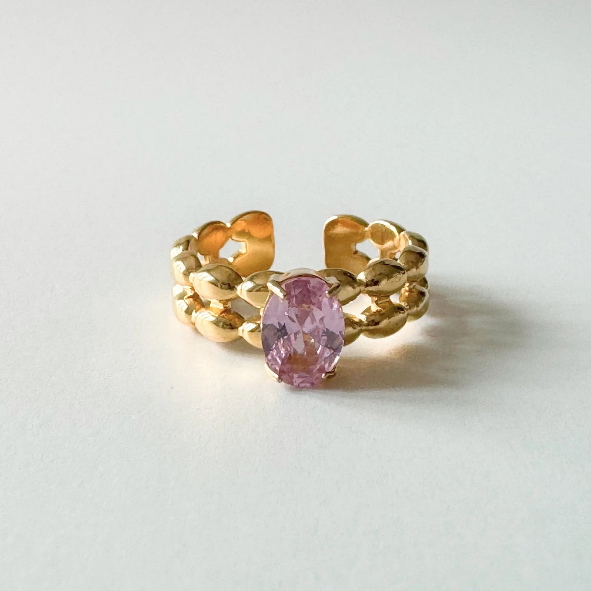 Anello Rhiannon Luxe placcato oro 18k