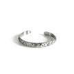 Bracciale rigido Helia Luxe color argento con motivi celestiali