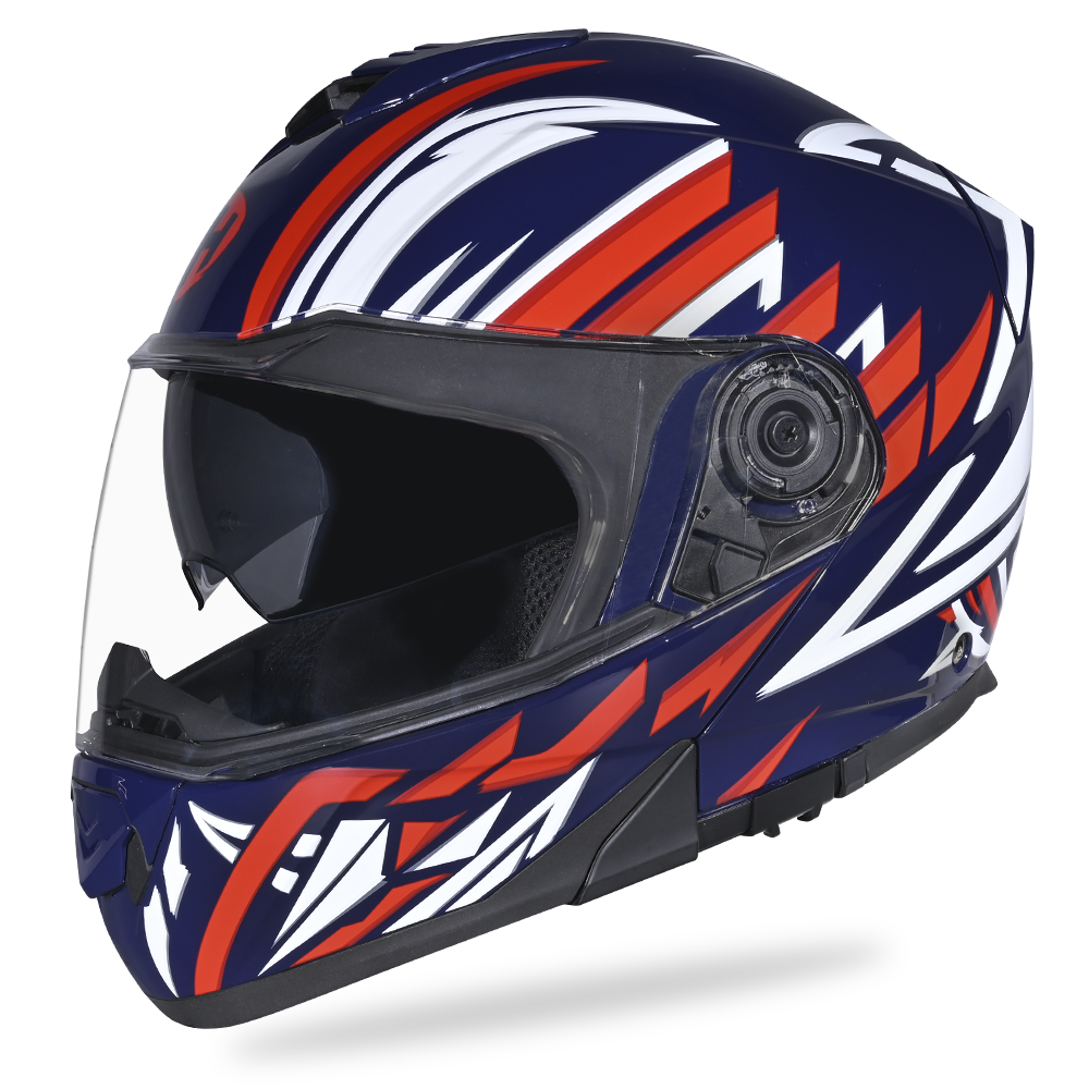 Daytona Glide Modular Motorcycle Helmet - DOT & ECE Approved, Bluetooth Ready, Dual Visor, Men/Women/Youth - W/ Liberty