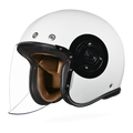 D.O.T. & ECE Daytona Retro Jet- Hi-Gloss White