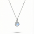 Moonstone Silver Necklace