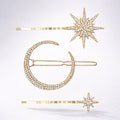 Juno Maan & Ster Haarclip Set | Goud