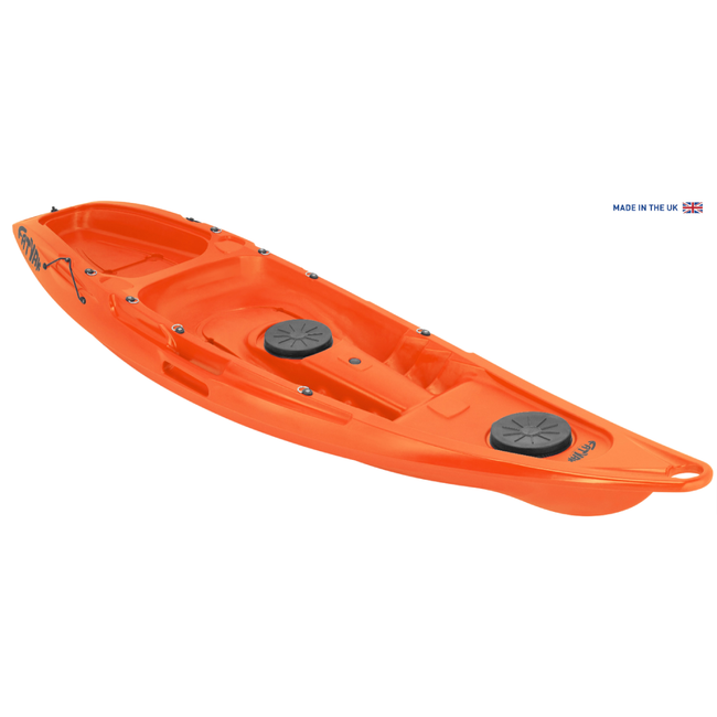 Kaafu Solo Kajak | Plastikneutral | Orange | Leicht & Stabil