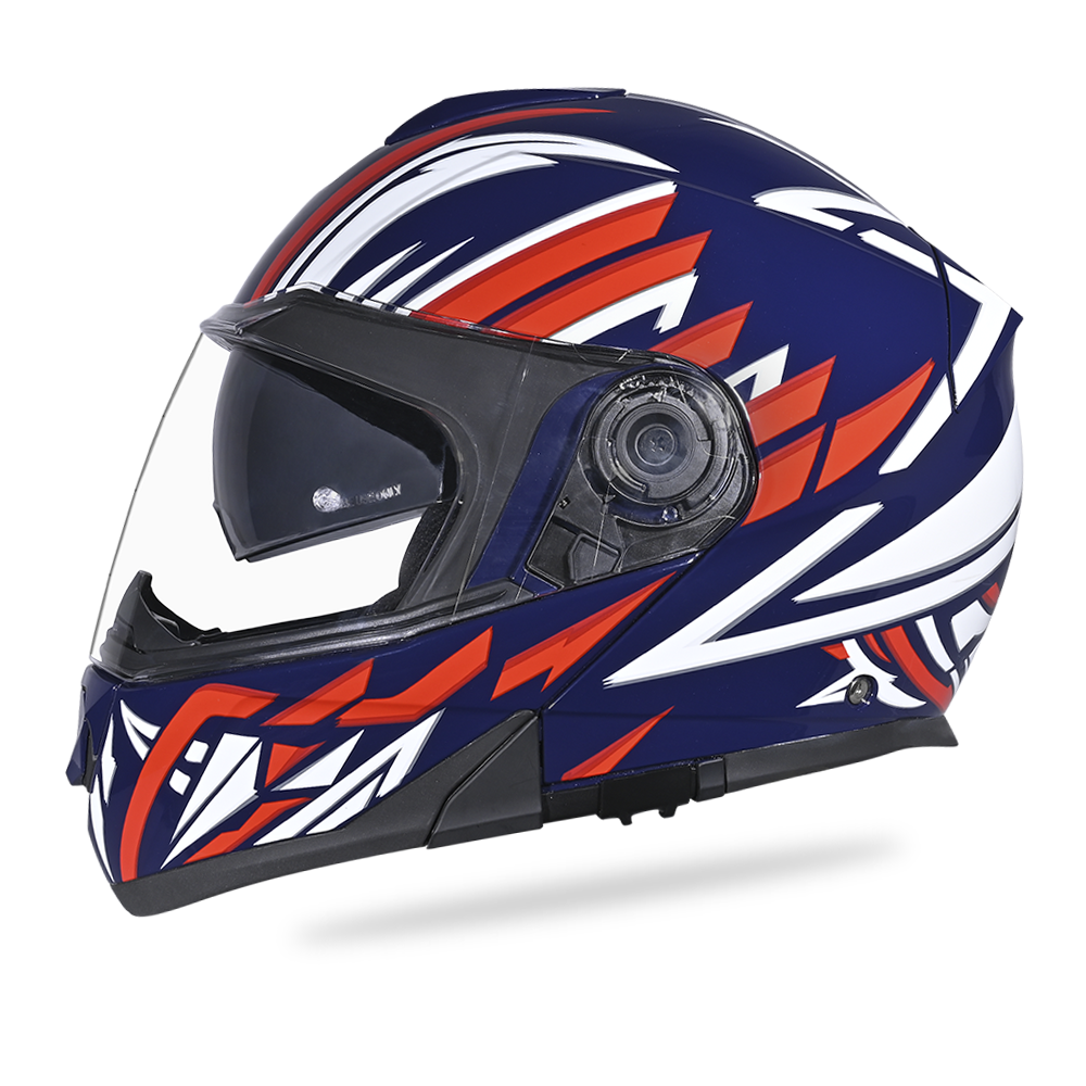 Daytona Glide Modular Motorcycle Helmet - DOT & ECE Approved, Bluetooth Ready, Dual Visor, Men/Women/Youth - W/ Liberty