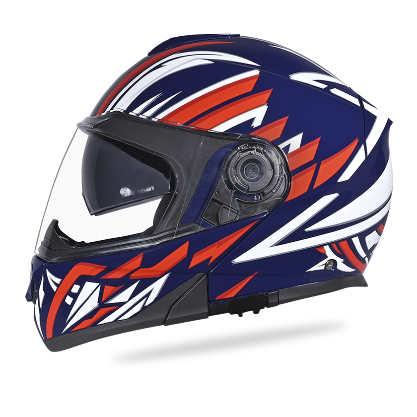 Daytona Glide Modular Motorcycle Helmet - DOT & ECE Approved, Bluetooth Ready, Dual Visor, Men/Women/Youth - W/ Liberty