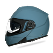 Daytona Glide Modular Motorcycle Helmet - DOT & ECE Approved, Bluetooth Ready, Dual Visor, Men/Women/Youth- Shark Blu