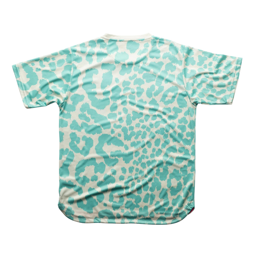 Aixo Leopard Herren Oberteil Elfenbein