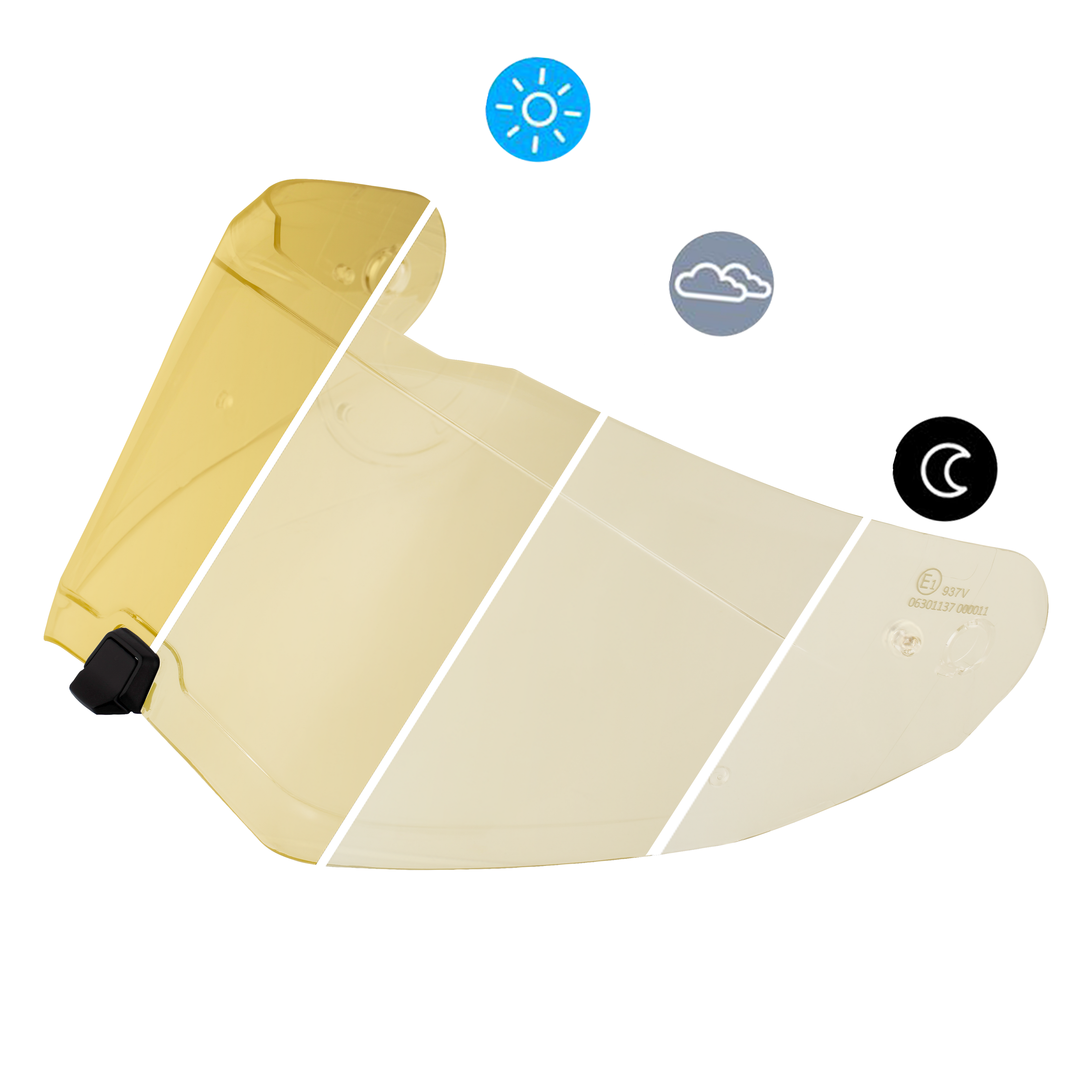 Legacy Shield Outer- Photochromic Gold