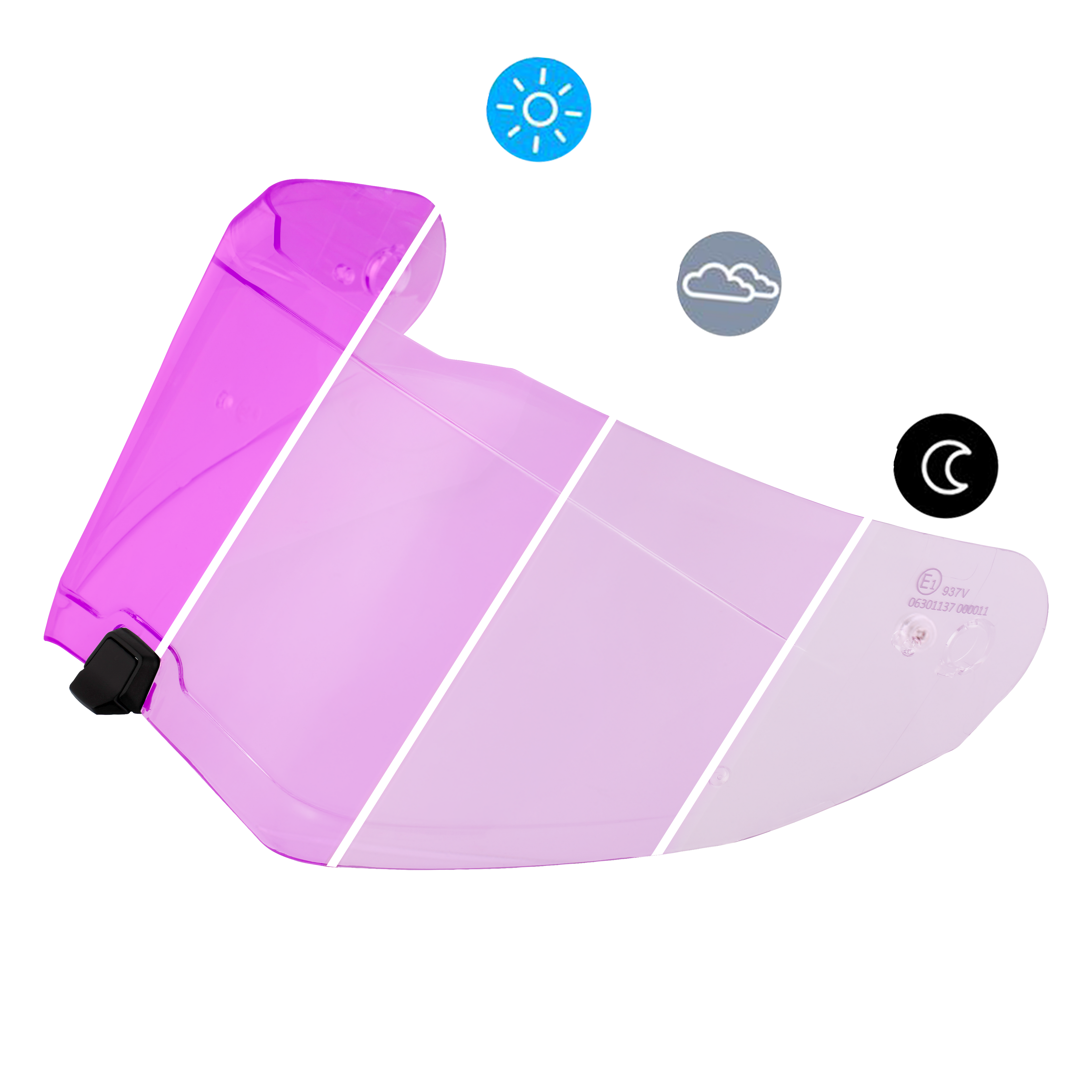 Legacy Shield Outer- Photochromic Pink