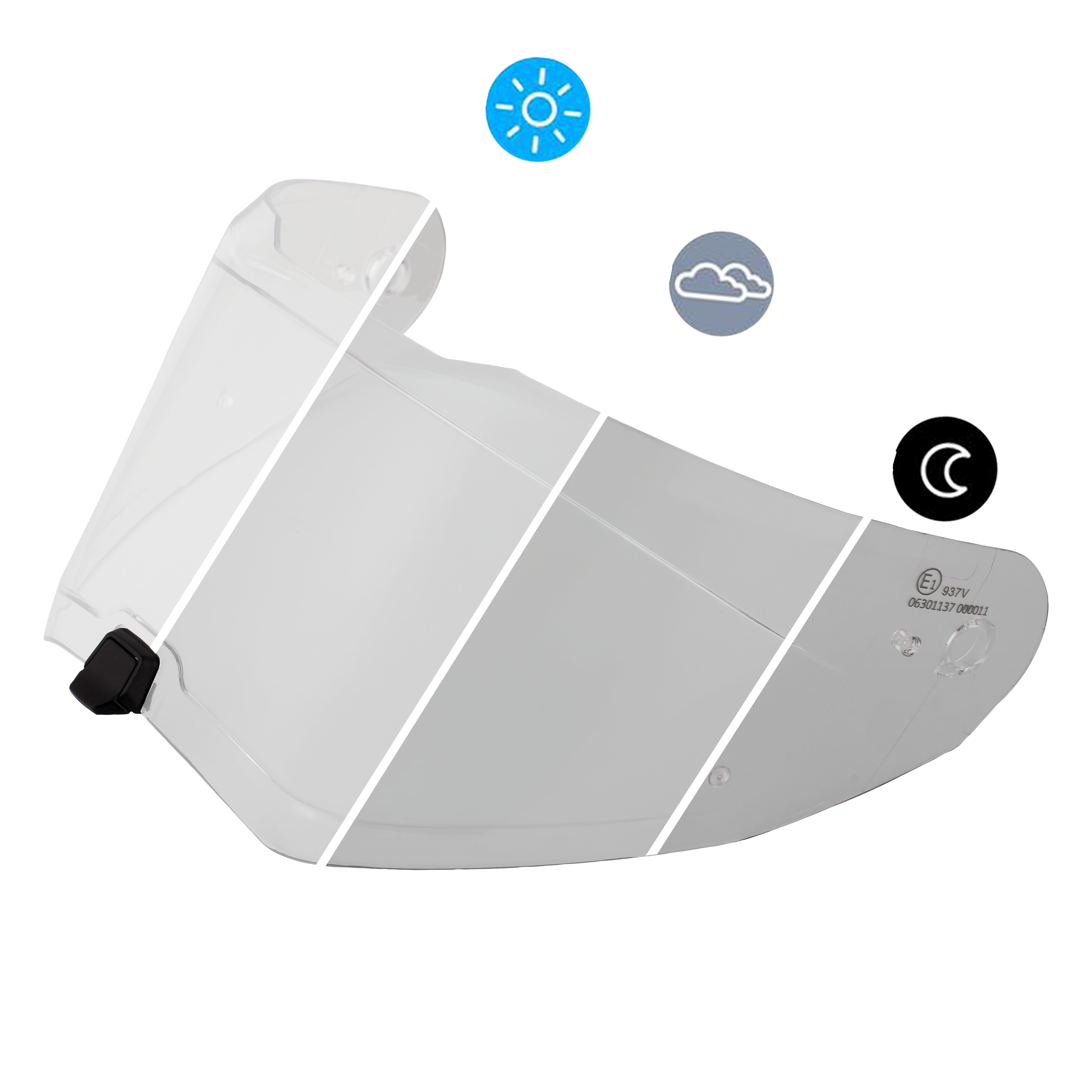 Legacy Shield Outer- Photochromic Smoke