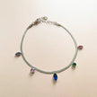 Cavigliera Nala color argento con strass