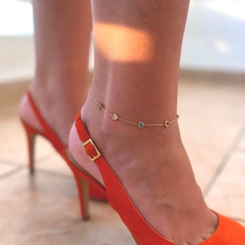 Cavigliera Gianella Luxe placcata in oro 18k