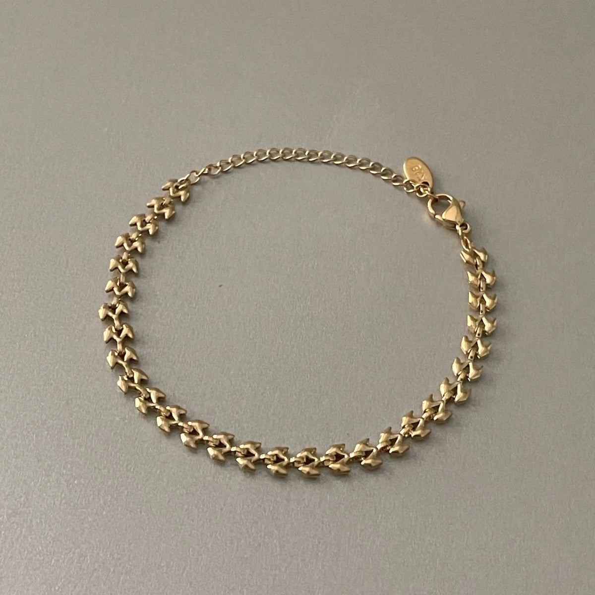 Bracciale Capri Luxe placcato oro 18k con lavorazione testurizzata