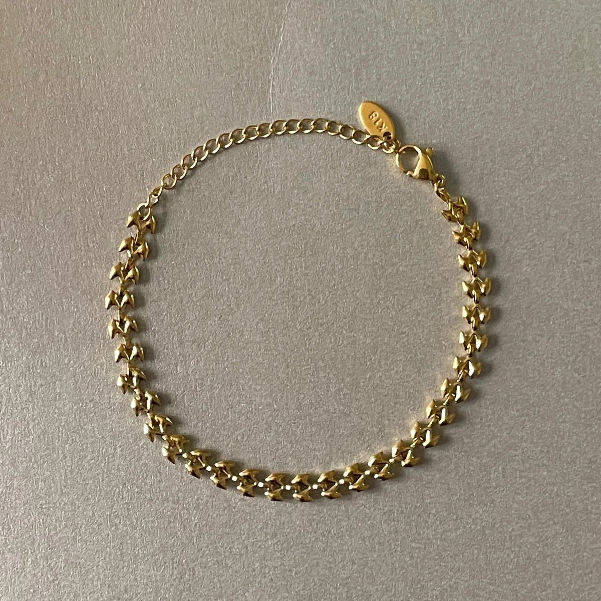 Bracciale Capri Luxe placcato oro 18k con lavorazione testurizzata