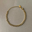 Bracciale Capri Luxe placcato oro 18k con lavorazione testurizzata