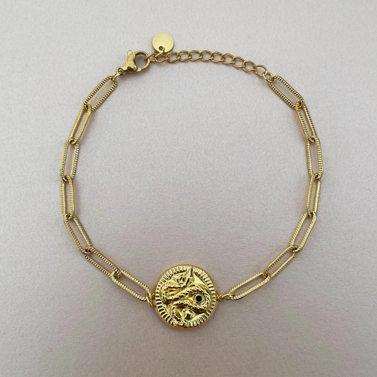 Bracciale serpente Nalini Luxe placcato oro 18k