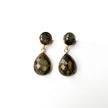Orecchini a goccia Joyce in labradorite sfaccettata