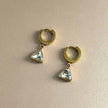 Orecchini con gemme placcati in oro 18k Molly Luxe