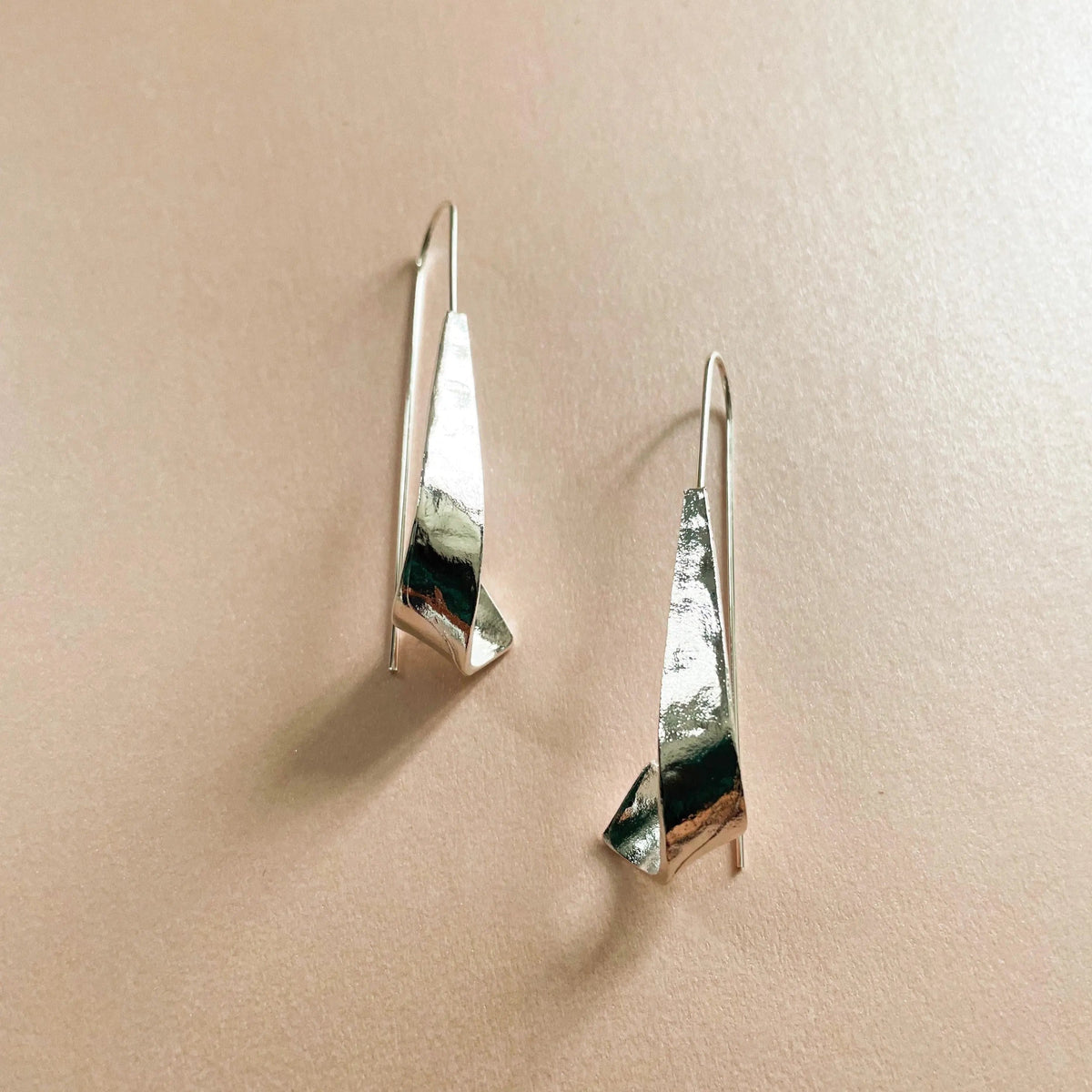 Boucles d'oreilles spirales ton argent Kimora