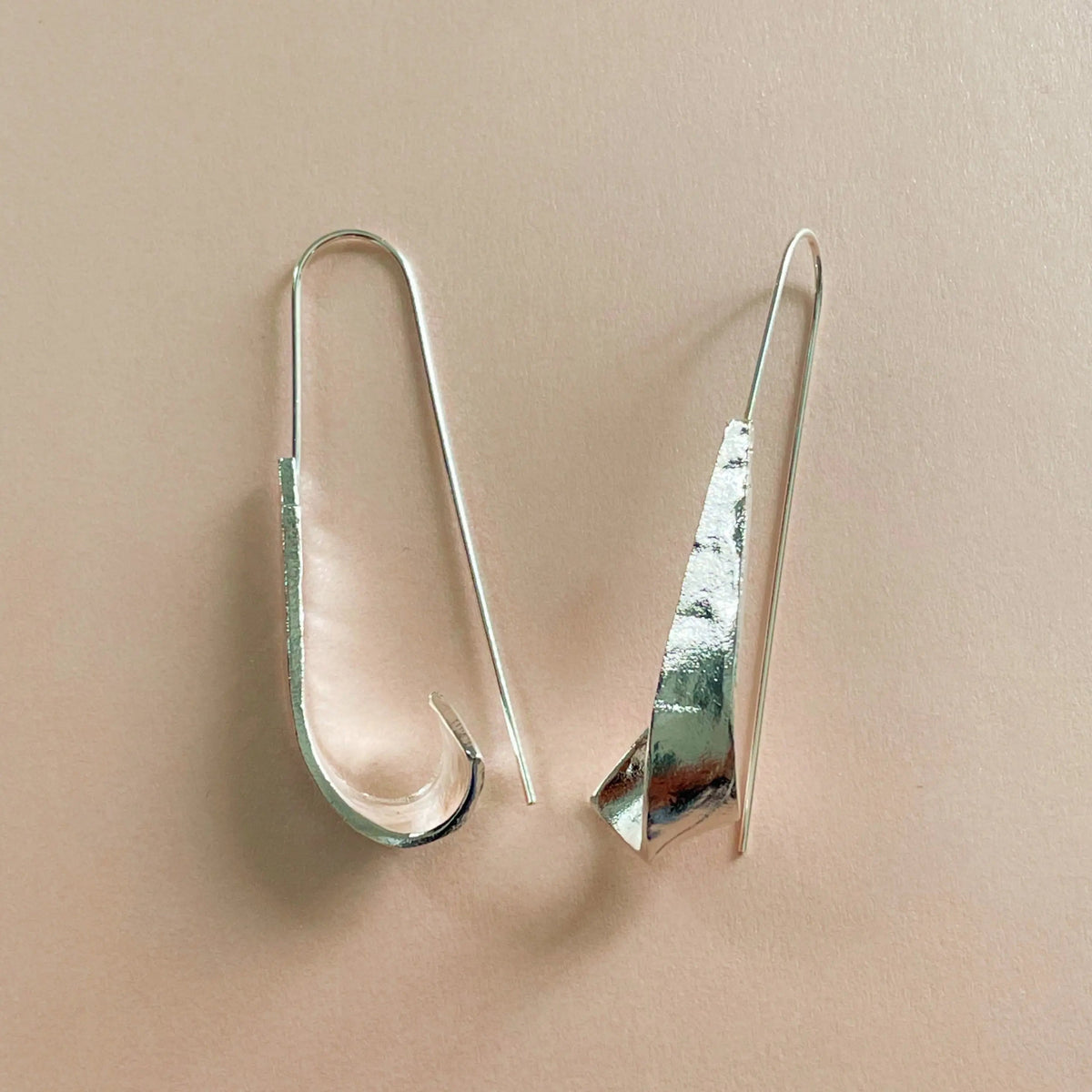 Boucles d'oreilles spirales ton argent Kimora