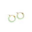Orecchini a cerchio Mint Anais Luxe placcati in oro 18k