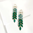 India Jewelled Ombre Drop-øreringe